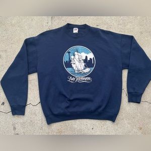 Vintage Lady Washington Crewneck Sweatshirt